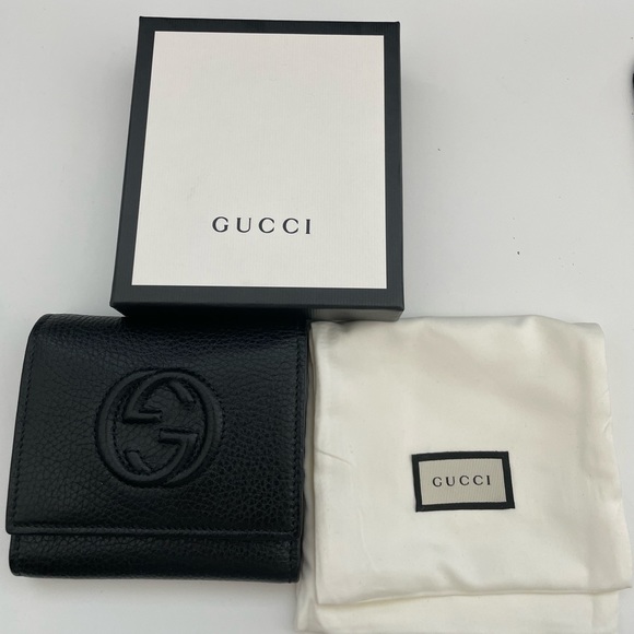 Gucci Soho Trifold Wallet - Picture 1 of 7